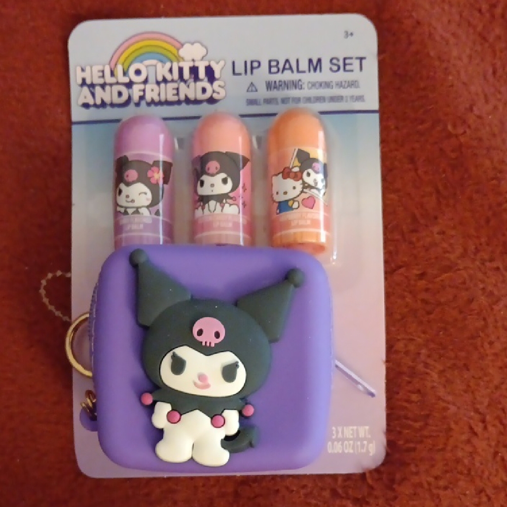Hello Kitty and Friends Lip Balm Pack with Blue Packaging